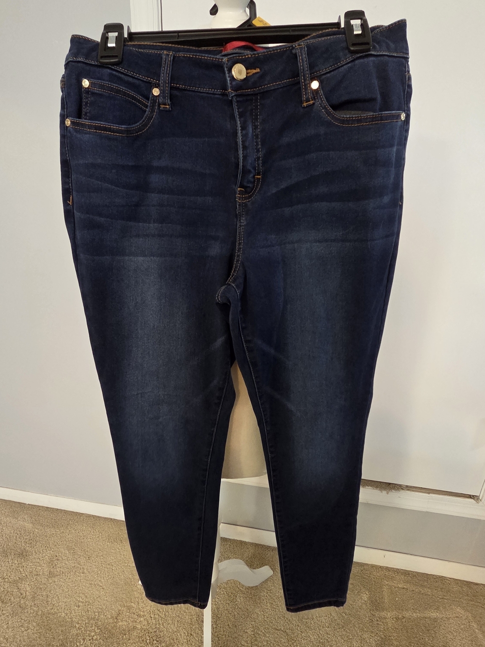 Jennifer Lopez Dark Indigo Skinny Jeans